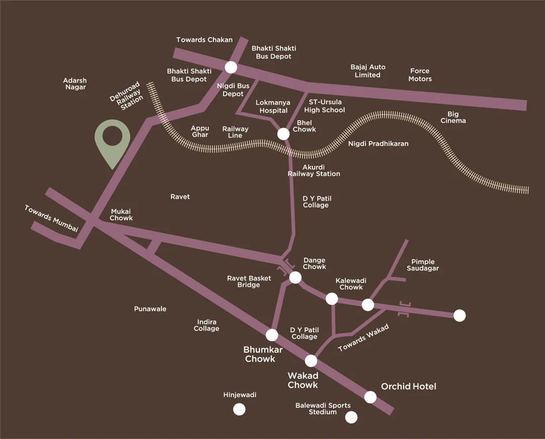 Parvatara Ravet Map